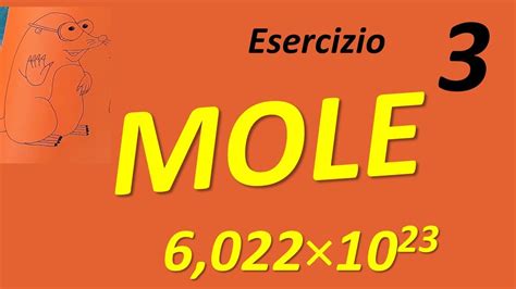 Calcolo Della MOLE Esercizio Risolto 3 YouTube