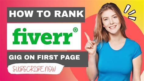 How To Rank Fiverr Gig On First Page Fiverr Gig Ranking Fiverr Youtube