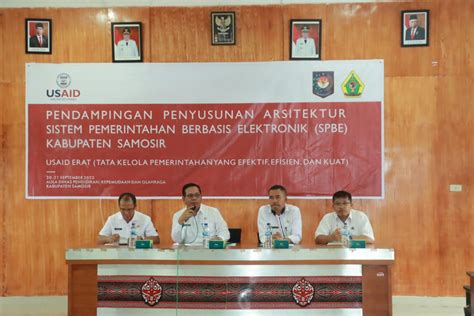 Pemkab Samosir Gelar Pendampingan Penyusunan Arsitektur Spbe