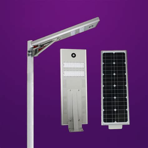 W Integrated Solar Led Street Light With Motion Sensor