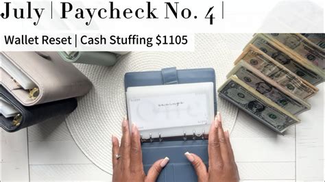 Cash Stuffing Weekly Wallet Reset Sinking Funds July