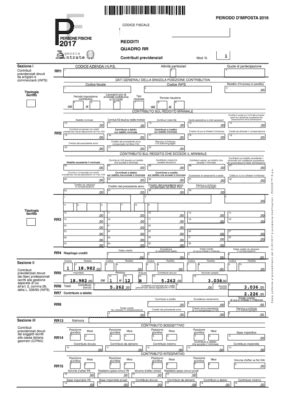 Modello Unico I Quadri Da Compilare Nel Regime Forfettario