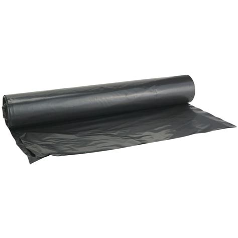 Black Polyethylene Plastic Sheeting Tarp 20 X 100 6 Mil Black