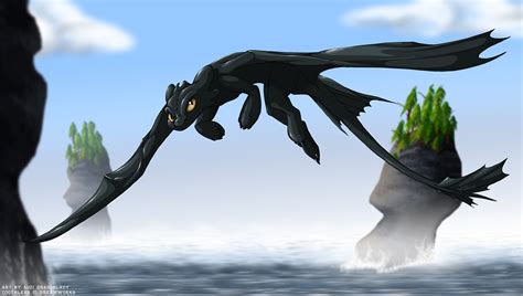 toothless - Night Fury Fan Art (11265369) - Fanpop