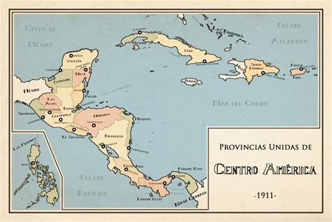 United Provinces of Central America by KantiaCartography on DeviantArt