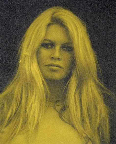 Brigitte Bardot Yellow By David Studwell At Box Galleries