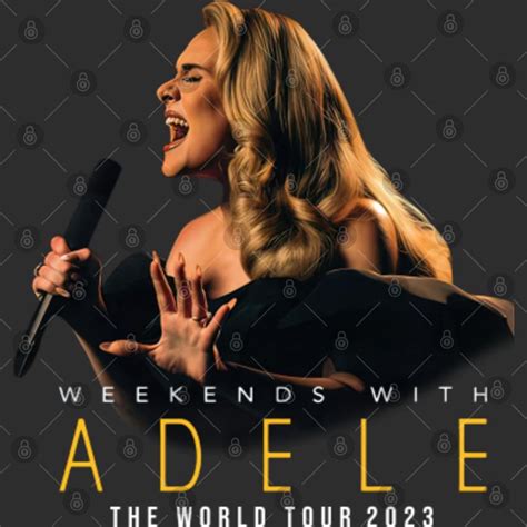 Weekends With Adele The World Tour 2023-2024 Merch, Weekends With Adele ...