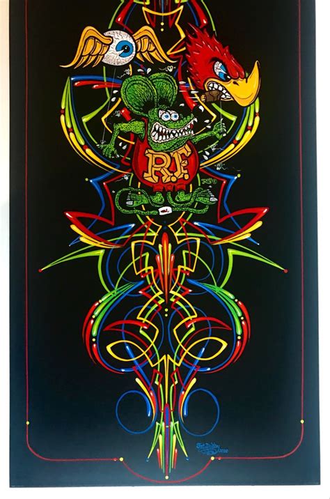 Fatdaddylines Pinstriping Designs Rat Fink Pinstripe Art