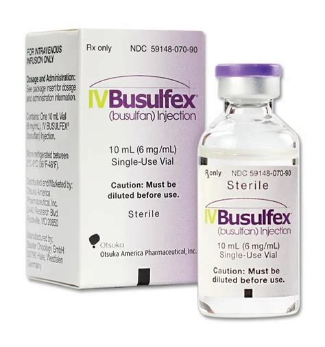 Busulfex Busulfan Injection Strength 60 Mg 10 ML At Rs 165000 Vial In