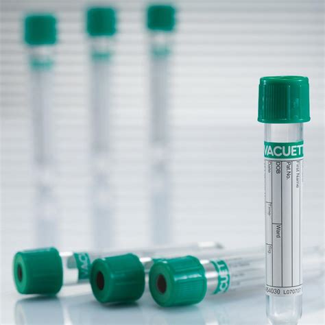 Vacuette Blood Collection Tubes With Sodium Heparin Medline