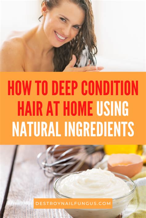 How To Deep Condition Hair Naturally Diy Recipes For Shiny Hair