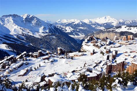 Avoriaz In Winter France French Alps Winter Travel Frosty Mount