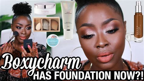 February Boxycharm First Impressions And Try On Mena Adubea Youtube