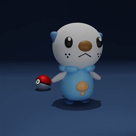 Oshawott Pokemon Render : r/3Dmodeling