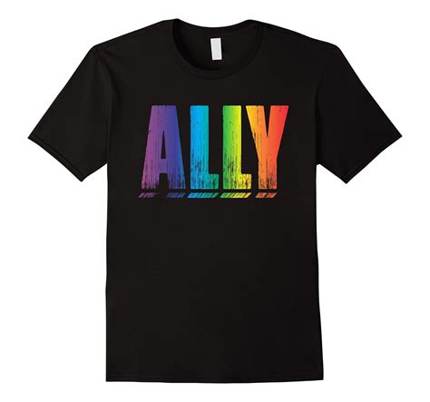 Proud Lgbt Ally Rainbow Gay Pride Support T Shirt Pl Polozatee