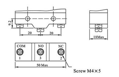 Xz Hw B No Nc Miniature Micro Switch Spdt Long Steel Wire Lever