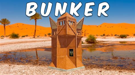 Bunker Solo Duo 24 Rockets Tutorial Rust Base Design Youtube