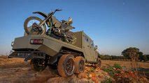 Armored Six Wheel Toyota Land Cruiser Debuts With Drone Destroyer