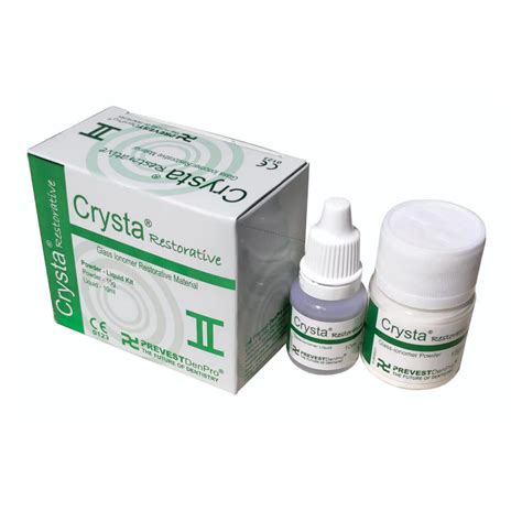 Prevest Denpro Crysta Restorative Type Glass Ionomer Cement Dental