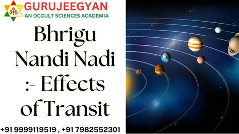 Bhrigu Nandi Nadi Effects Of Transit By Acharya G Rajiev Goel Ji