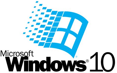 Microsoft Windows 10 Logo Alternate 1990 S Style By Malekmasoud On Deviantart