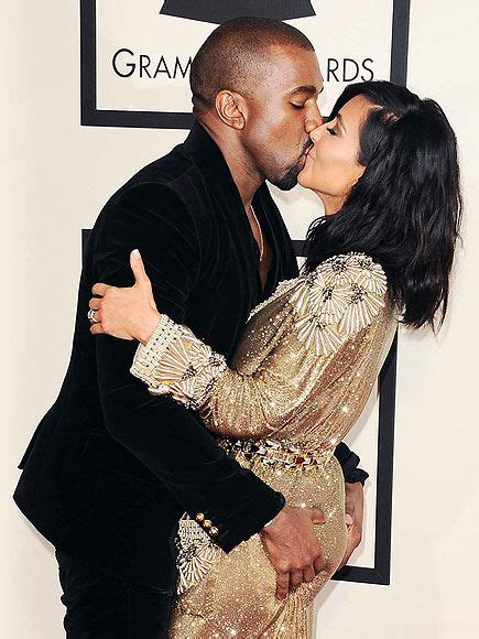 Kim And Kanye Kissing