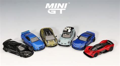 Tsm 1 64 Mini Gt Diecast Model Car Nissan Skyline Gt R R34 V Spec Bayside Blue Rhd