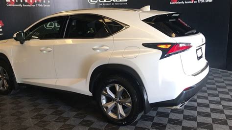 White Lexus Nx T Executive Package Review Edmonton Alberta