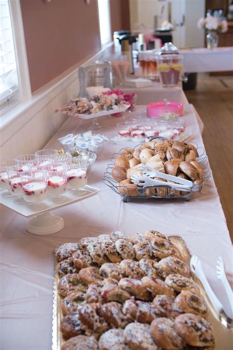 Bridal Shower Brunch Delicious Breakfast Spread