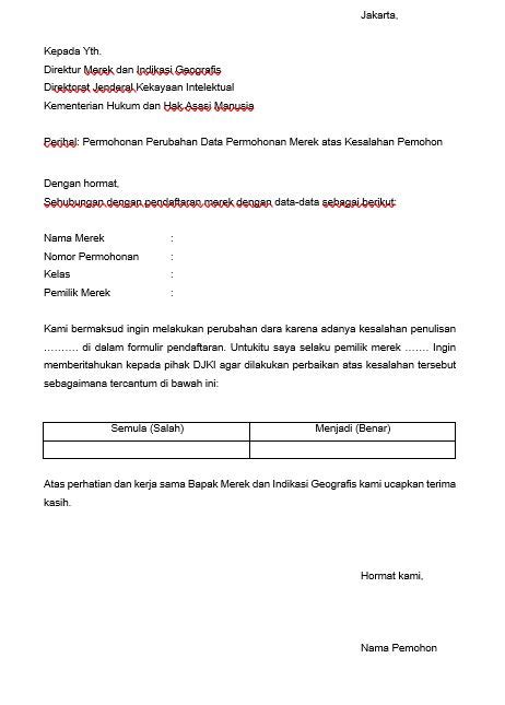 Contoh Surat Penarikan Perletakan Jawatan Surat Penarikan Semula