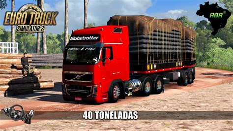 Euro Truck Simulator 2 PASSANDO NA LAMA 40 TONELADAS DEU CONTA