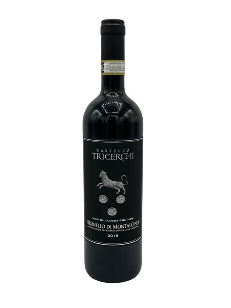 Castello Tricerchi Brunello Di Montalcino DOCG 2018 0 75 Lt San