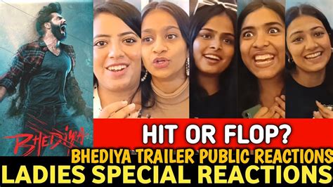 Bhediya Trailer Public Reactions Varun Dhawan Bhediya Trailer