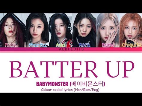 Babymonster Batter Up Colour Coded Lyrics Han Rom Eng