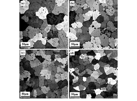 Optical Micrographs Of The Homogenized Alloys With And Without Addition