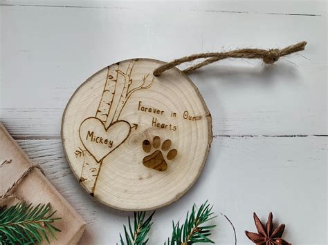 Pet Memorial Ornament Dog Memorial Ornament Dog Memorial Etsy