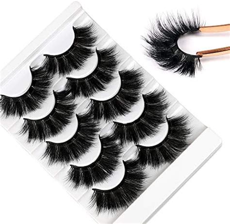 Faux Mink Eyelashes Thick Lashes Fluffy Dramatic False