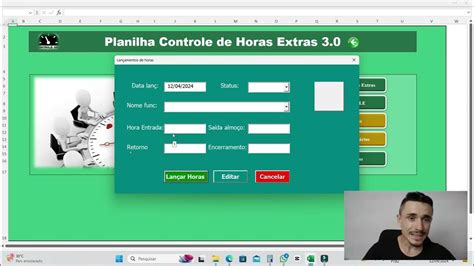 Planilha Controle De Horas Extras E Banco De Horas 2024 Youtube