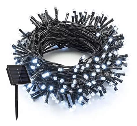 Luces Solares Navideñas 72ft 200 Led 8 Modos Parpadeantes Meses sin