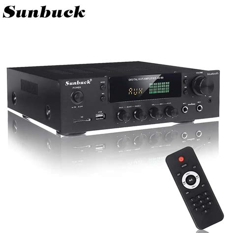 Sunbucks Amplificador De Potencia De Cine En Casa 2000W HiFi