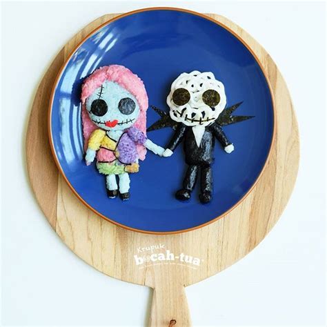 Sally and Jack Skellington 💀👻 . . #indosnackxkidfirstbento # ...