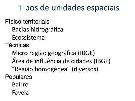 Aula Representações do Espaço Geográfico Tipos e Estruturas de Dados