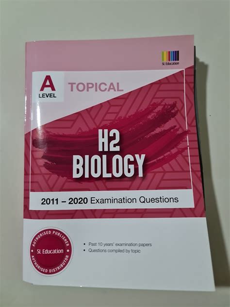 H2 Biology Topical Tys 2011 2020 Hobbies Toys Stationery Craft