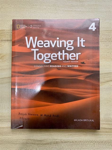 Weaving It Together Connecting Reading And Writing Th Edition