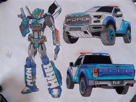 Ford Raptor Truck Drawings