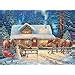 Amazon Buffalo Games Chuck Pinson Winter S Oasis 1000 Piece