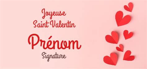 Carte Voeux Saint Valentin Coeur Rose gratuit à imprimer carte 2930