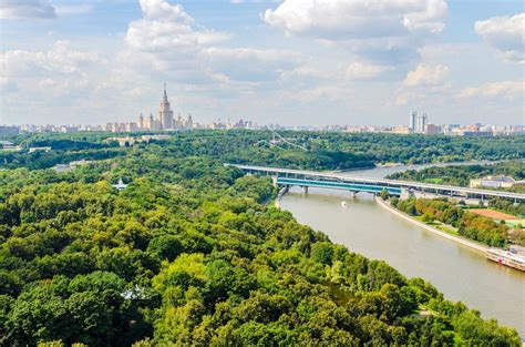 Vorobyovy Gory Park Russia Moscow Vorobyovy Gory Nature Reserve