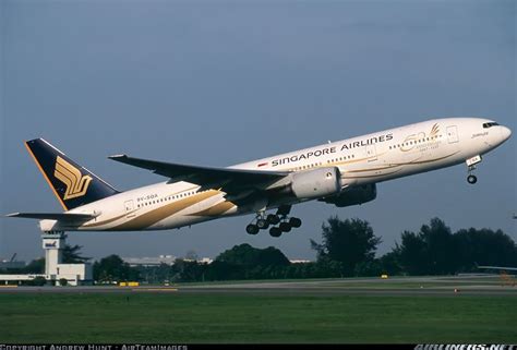 Singapore Airlines 9V SQA Boeing 777 212 ER Aircraft Picture Boeing