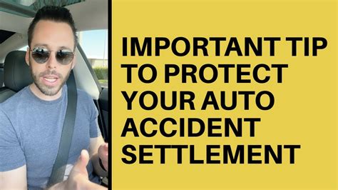 How To Protect Your Auto Accident Settlement For Neck And Back Injuries